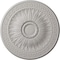 Ekena Millwork Randee Ceiling Medallion (Fits Canopies up to 3 7/8"), Hnd-Painted Ultra Pure White, 20"OD x 1 3/8"P CM20HAUWF - alternate 1